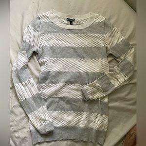 Express Long sleeve striped knit sweater sz XS